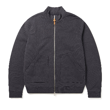 Albam Motormans Pigment Dyed Jacket - Charcoal