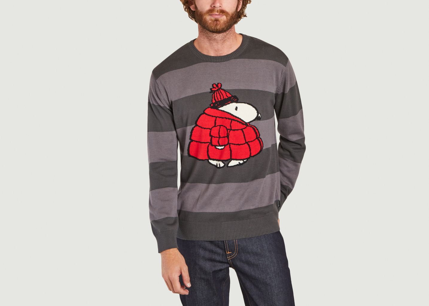 dedicated Mora Snoopy Puffer Sweater