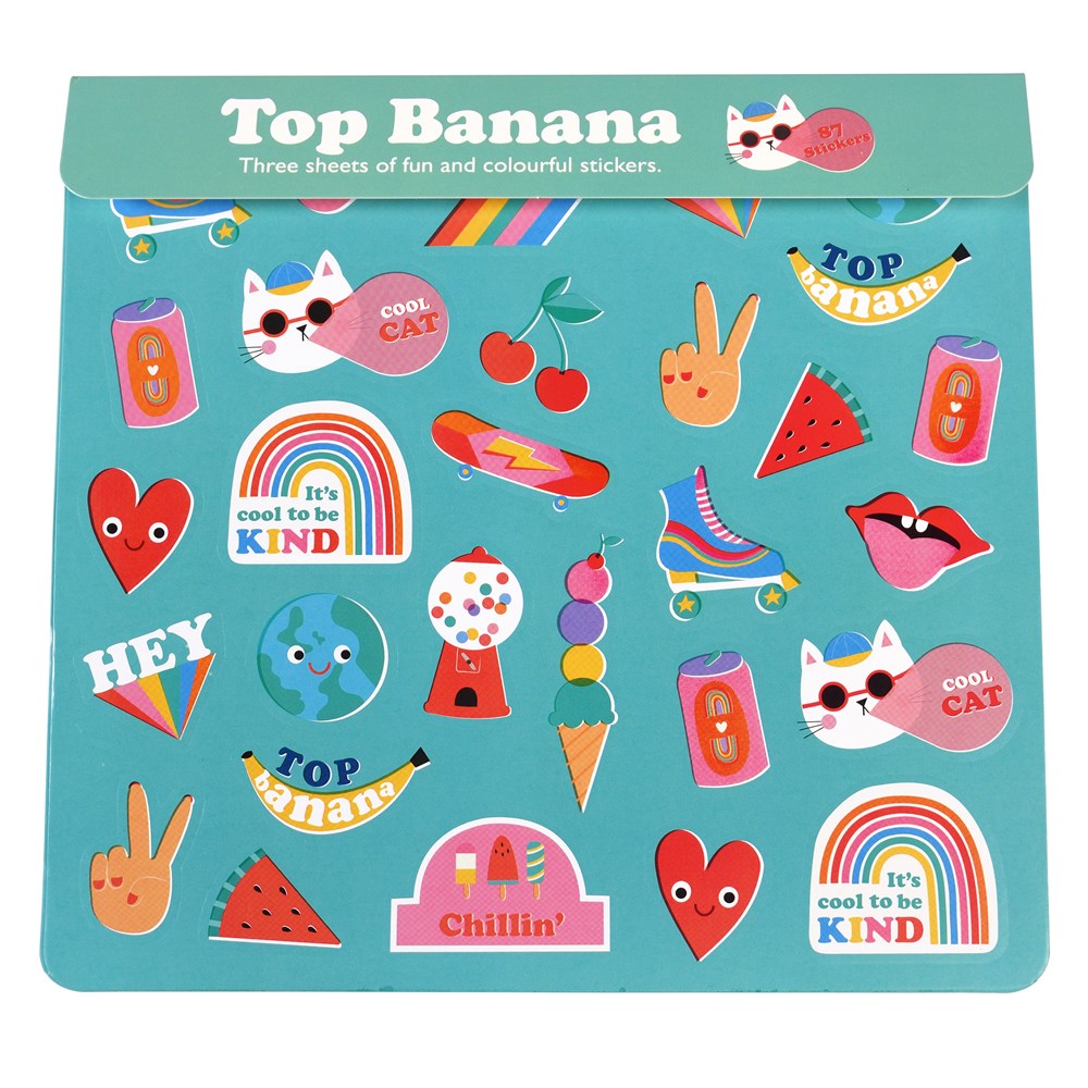 Top Banana Stickers Three Sheet Set