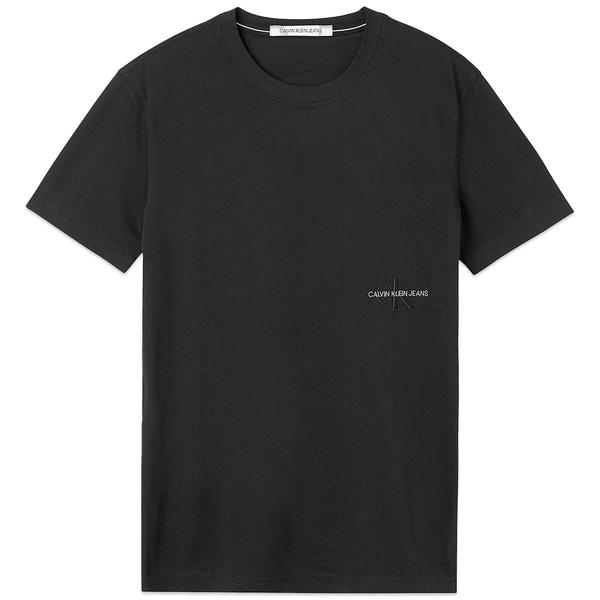 Calvin Klein Off Placed Iconic T Shirt Black