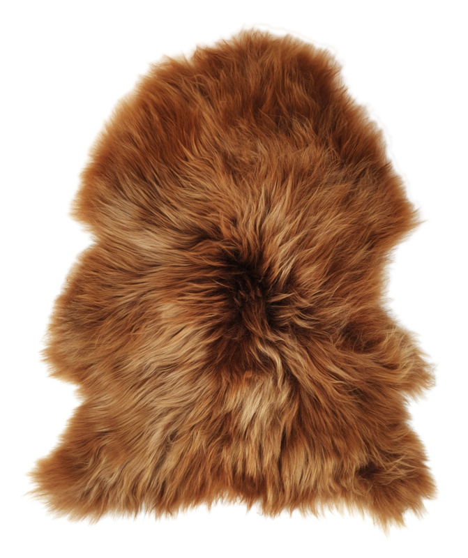 Sheepskin Ginger Brisa long-haired 55x95