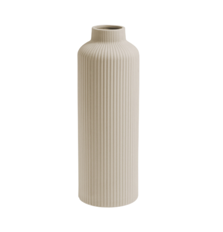 Storefactory Ådala Beige Ceramic Vase