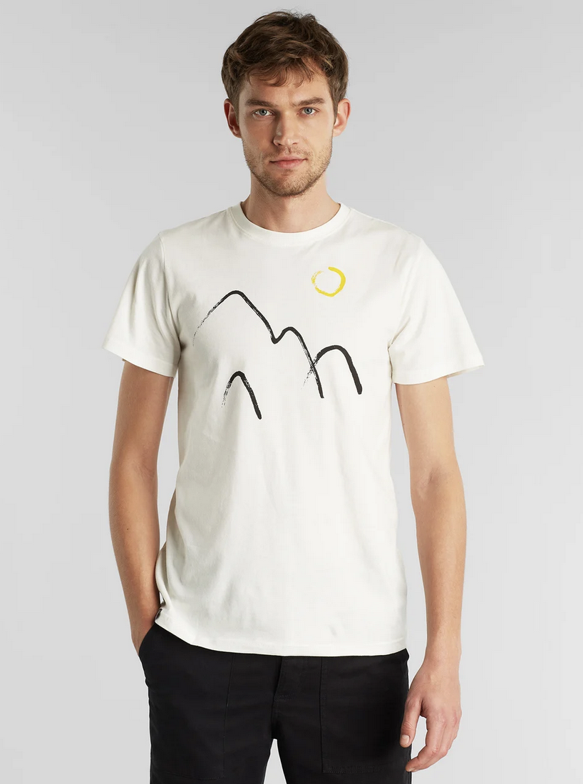 dedicated T-Shirt Stockholm Marker Mountain Off White