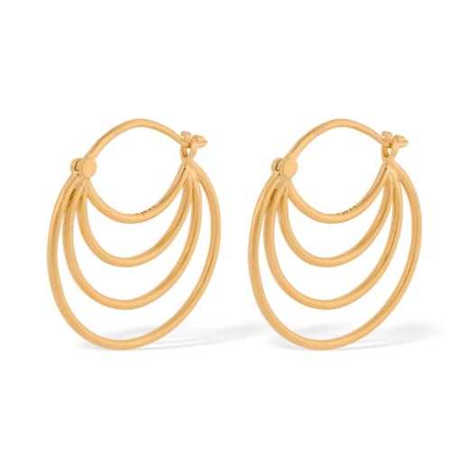 Pernille Corydon Silhouette Earrings Gold