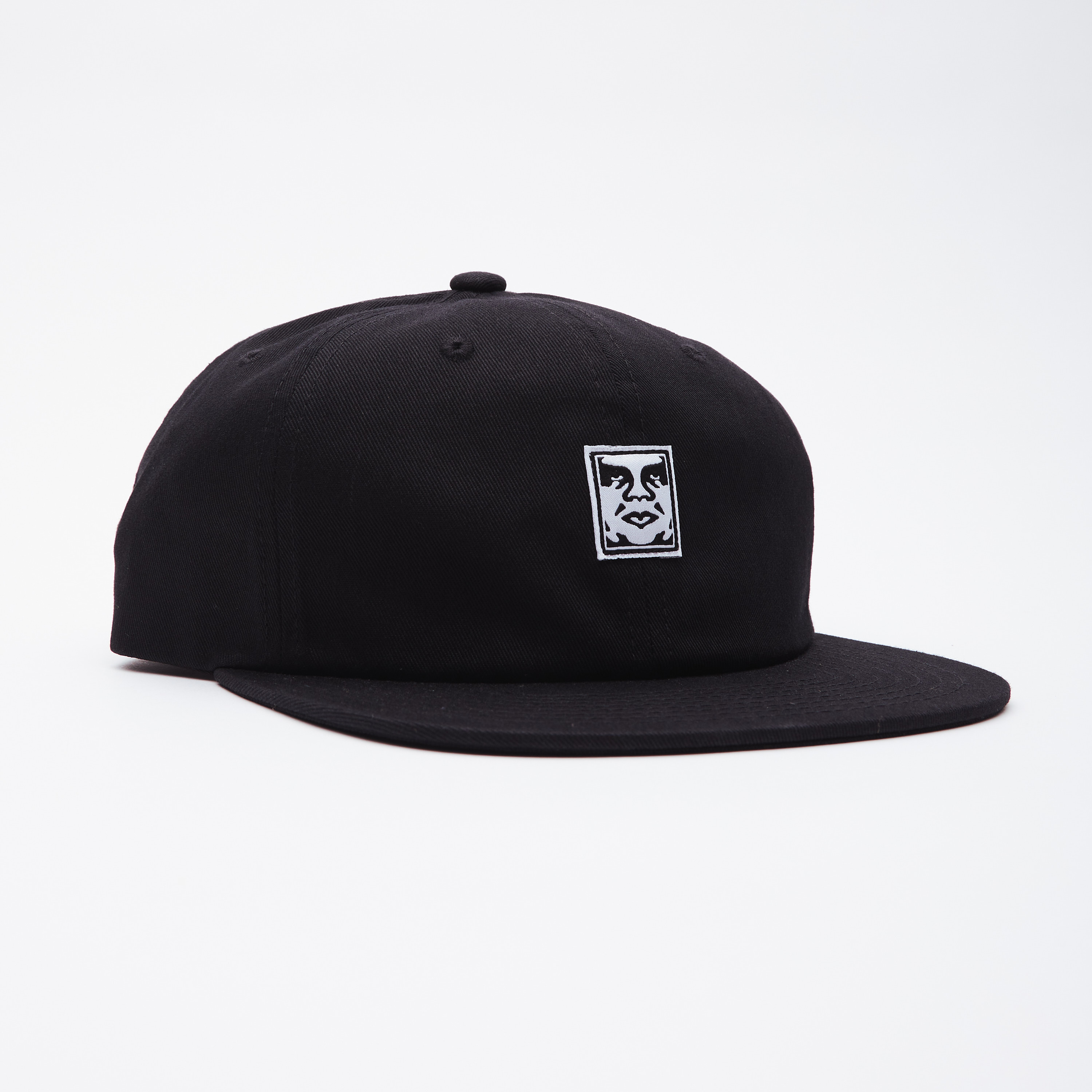 Icon Face 6 Panel - Black