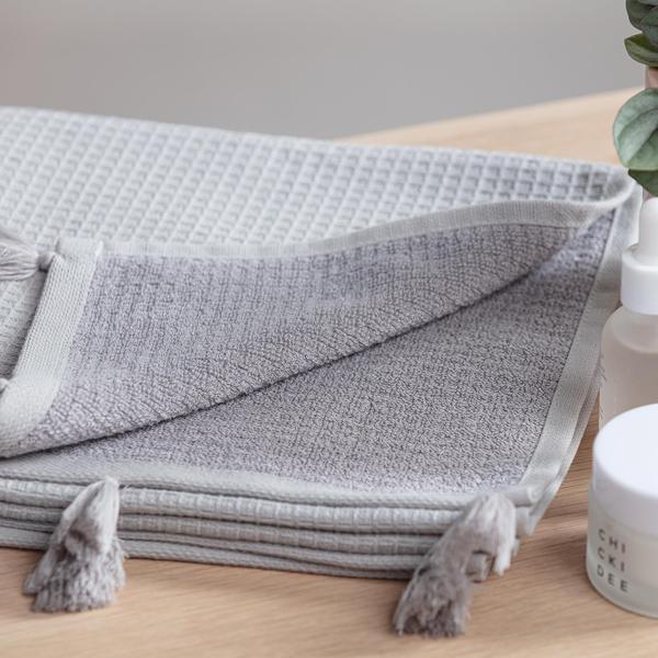 Anthra Grey Waffle Hand Towel