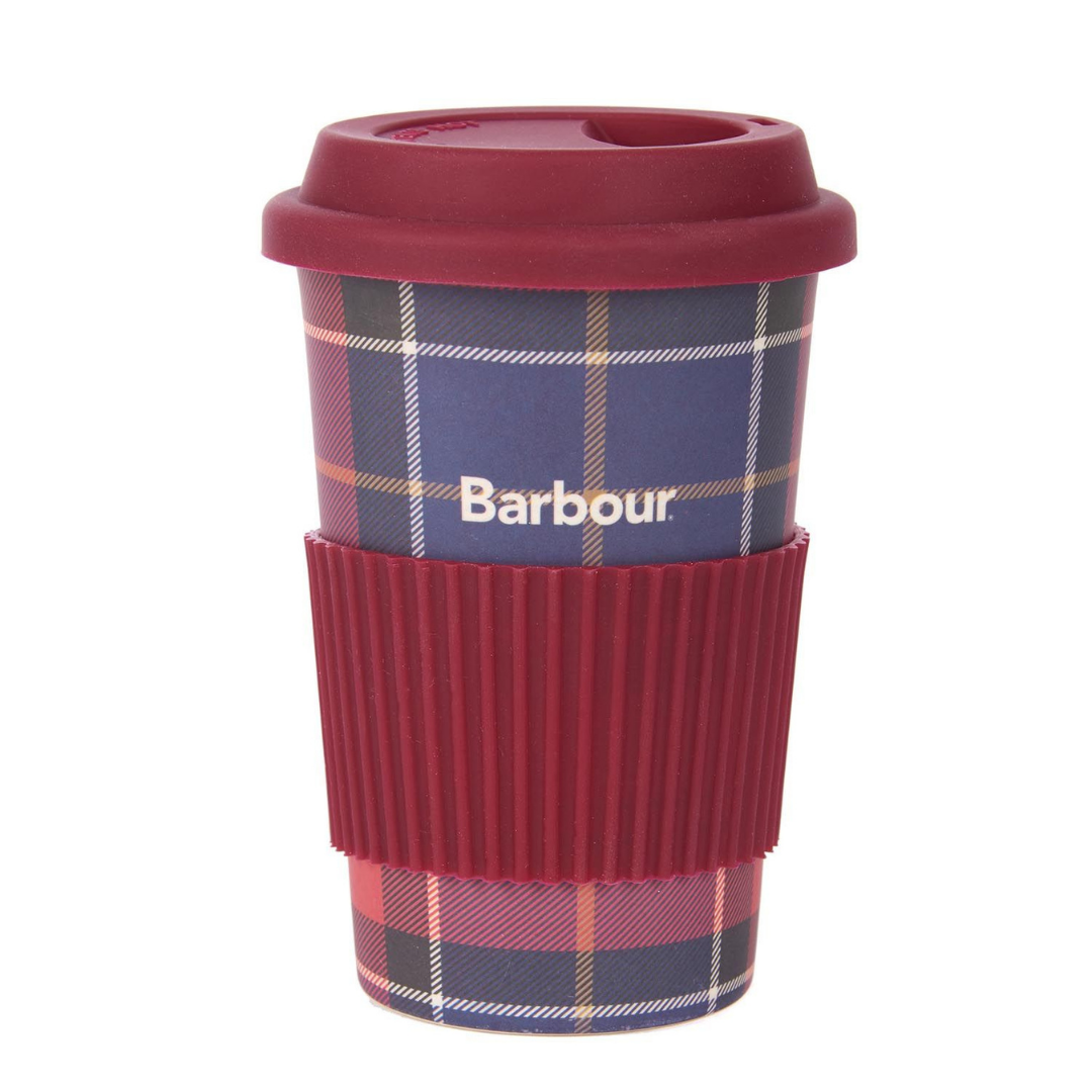 Barbour Travel Mug - Red / Navy