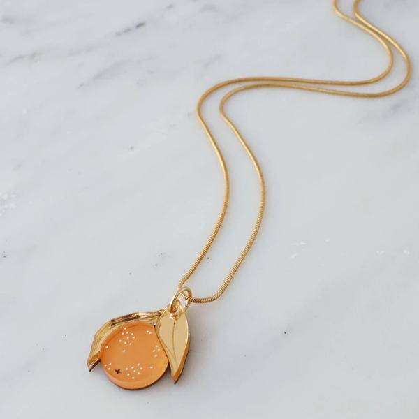 Mini Orange Necklace