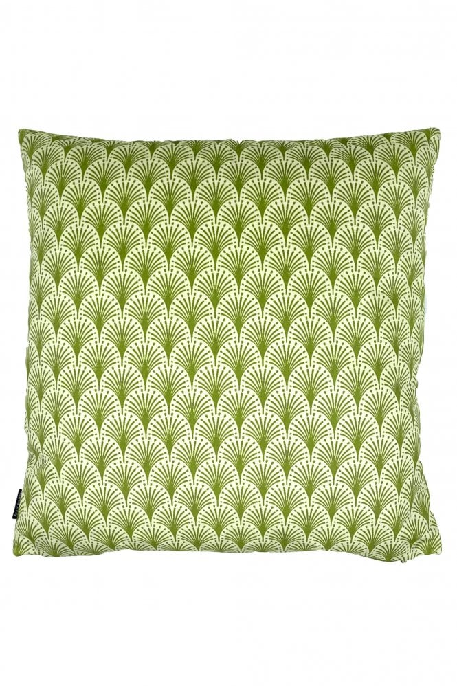 Green Fan Cushion