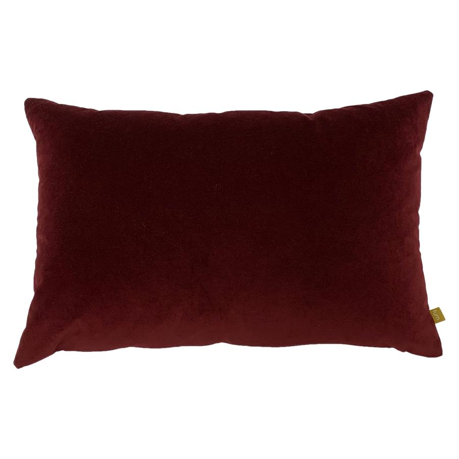 Victoria & Co. Ox Blood Velvet Cushion 40x60