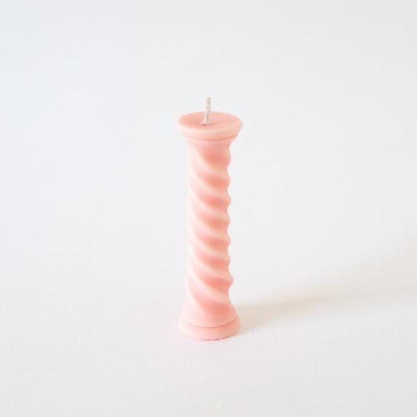 Twist Candle Pink