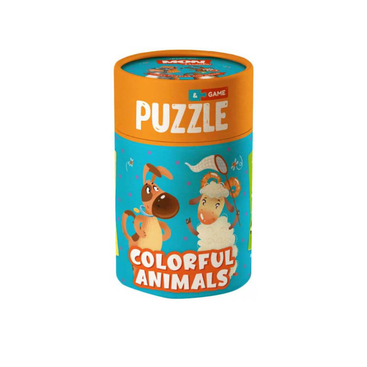 Puzzle & Game Animals of colors