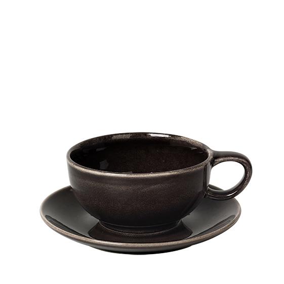 Copenhagen | Cup + Saucer | Nordic Coal