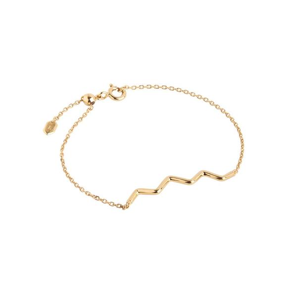 Fusilli Bracelet 22 K Gold Plated