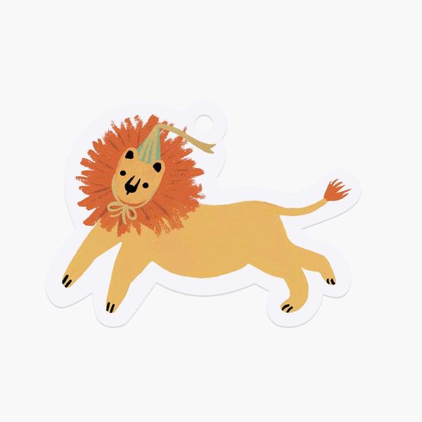 Lion Die Cut Gift Tag