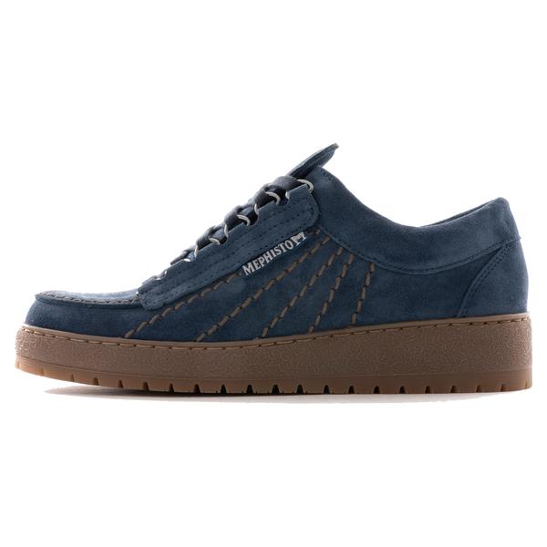 Rainbow Mulberry Blue Velours Suede Shoes