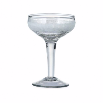 Nkuku Anara Etched Clear Cocktail Glass - Set of 4