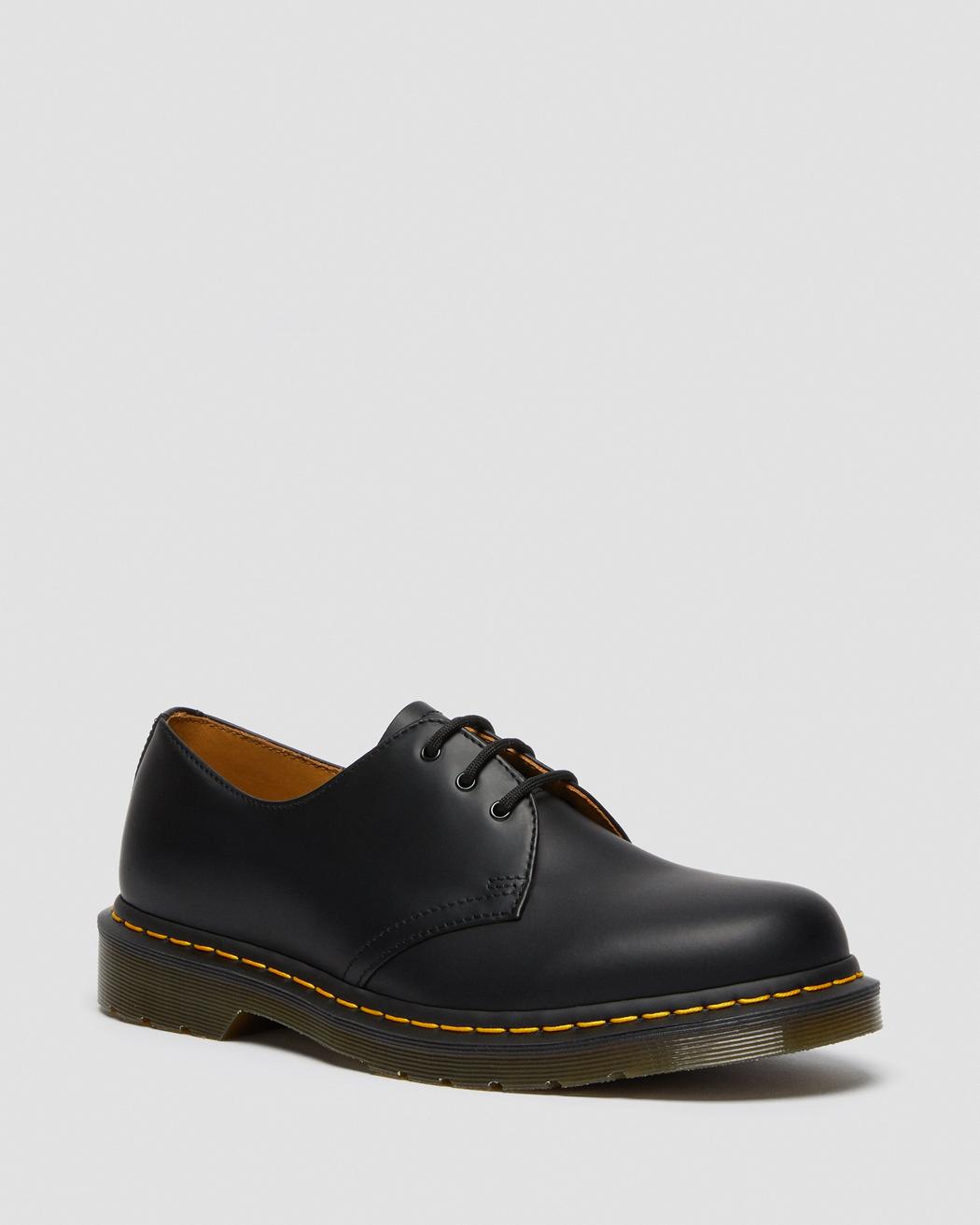 1461 Smooth Black Shoes