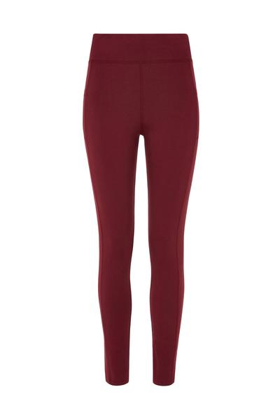 Legging Yoga A Poche Burgundy