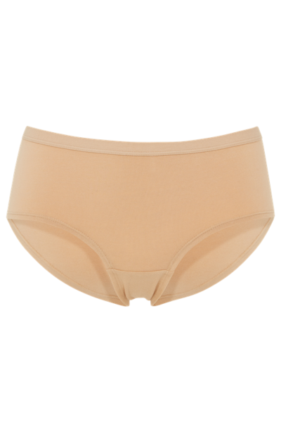 Beige organic cotton shorts