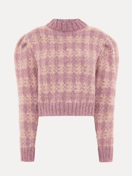 Gwen Tartan Aplaca Cropped Jumper