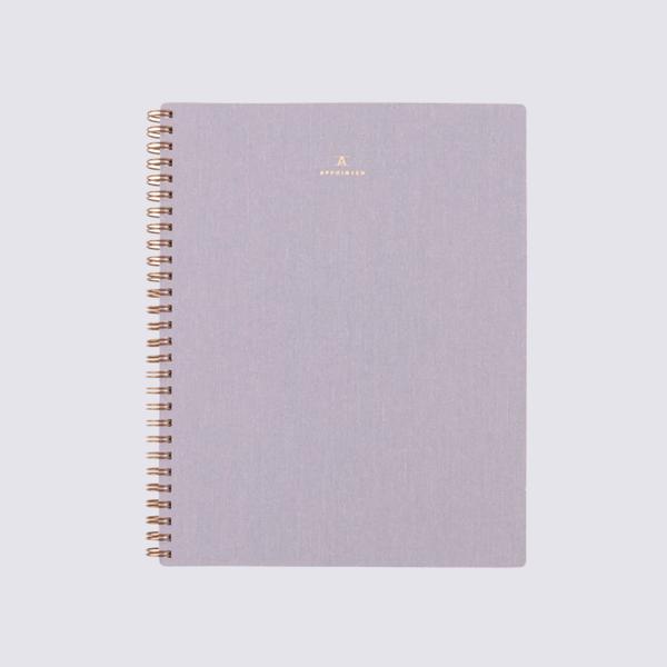 Appointed B6 Notebook Lavender Grey