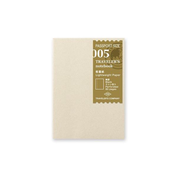 Traveller’s company Passport Notebook Refill Lightweight Paper