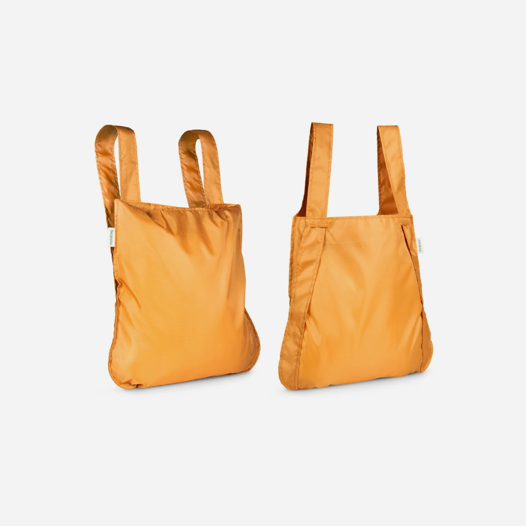 Notabag Recycled Shopper Backpack – Mustard