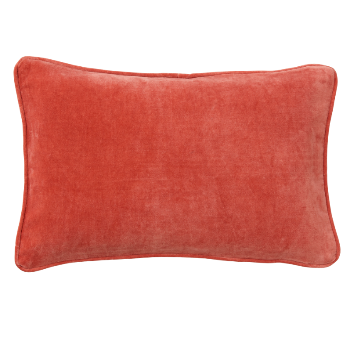 Bungalow DK Velvet & Down Cushion 33x50cm - Terracotta