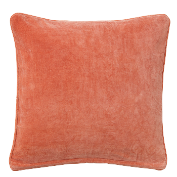 Velvet & Down Cushion 50x50cm - Brick