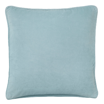 Bungalow DK Velvet & Down Cushion 50x50cm - Light Blue