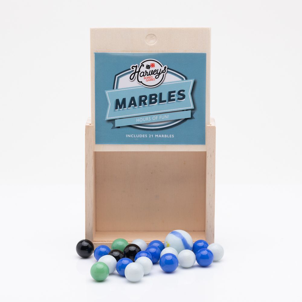 &Quirky Box Of Marbles