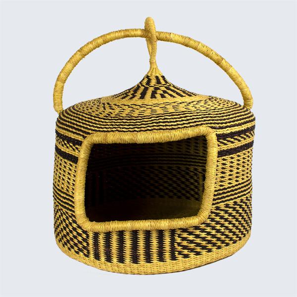 Ghanaian Woven Cat Basket Grains Of Selim