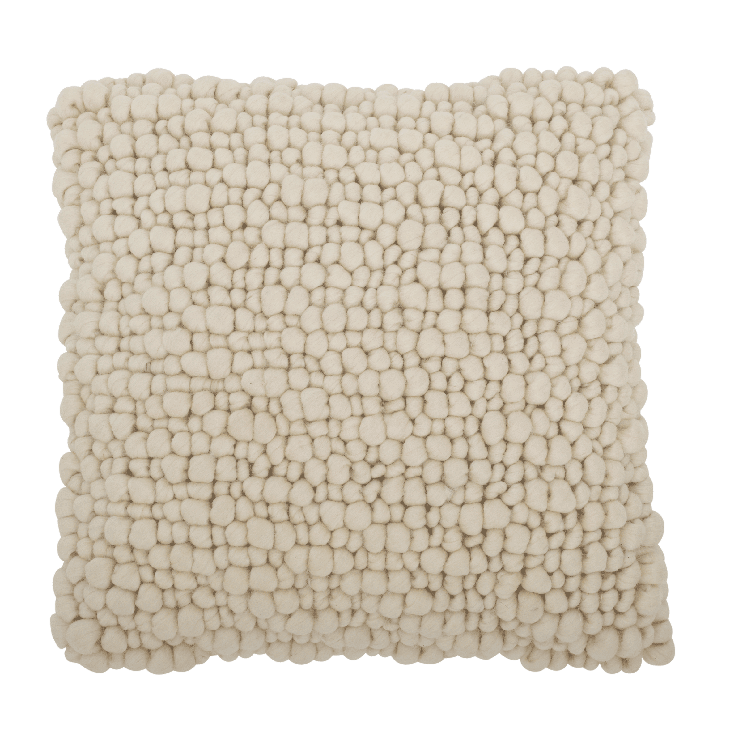 Urban Nature Culture Cushion - Wool 3D Off White