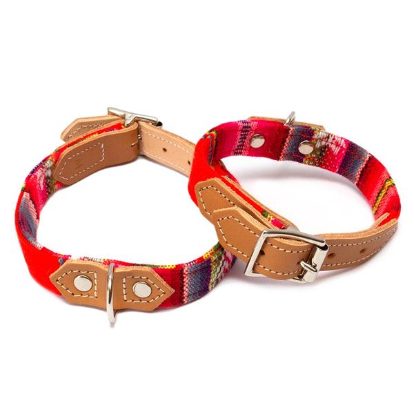 Inca Orange Dog Collar