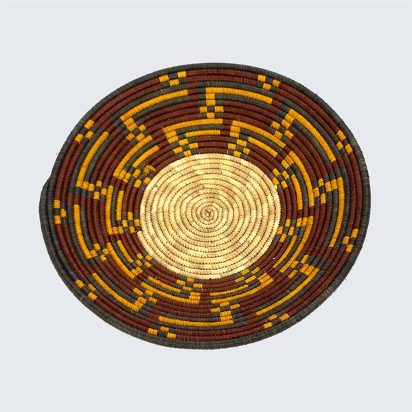 Craft Collection Plate 65 Bright Yellow Meander