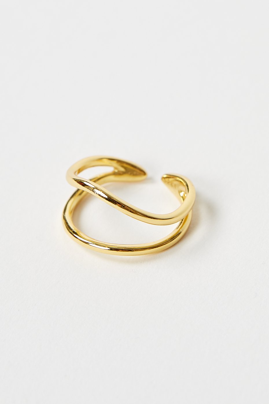 Formation Gold Wave Ring