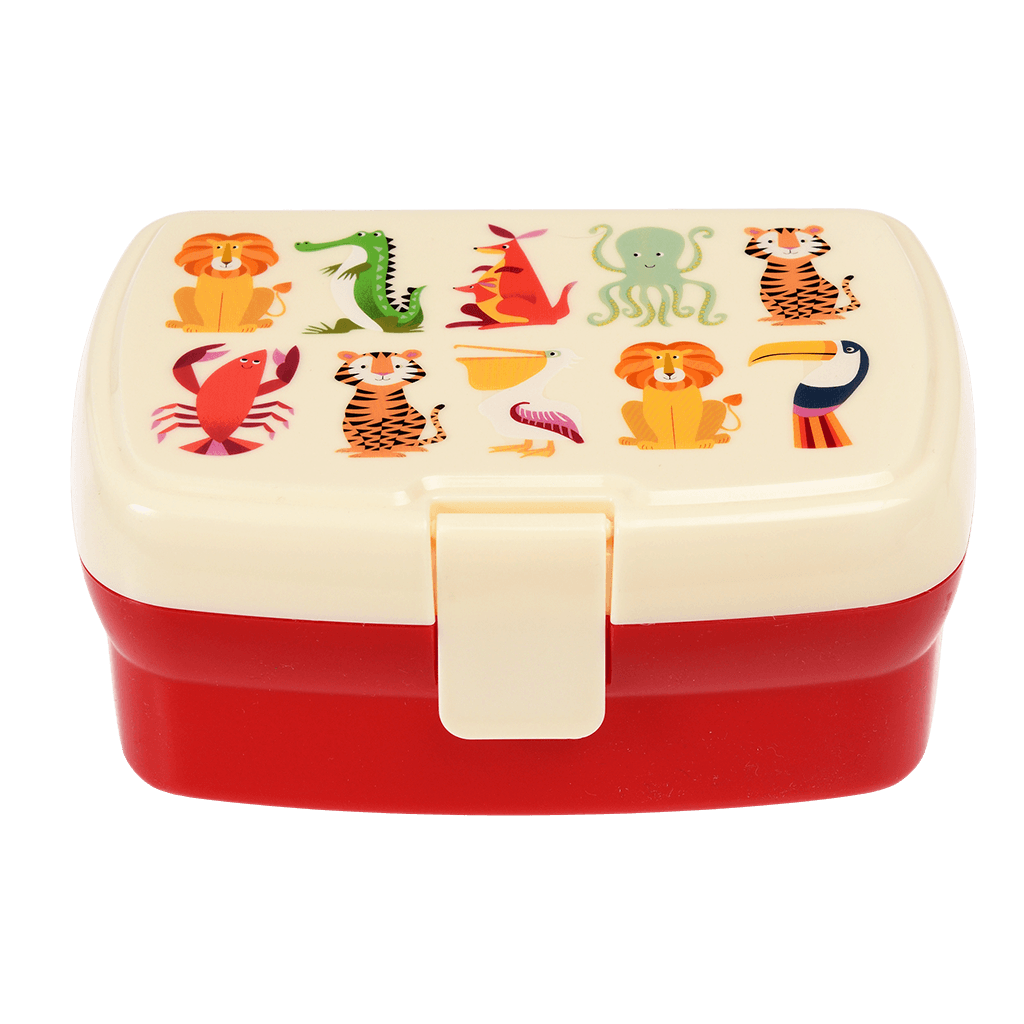 BOUTIQUE CARPE DIEM Colourful Creatures Lunch Box with Tray
