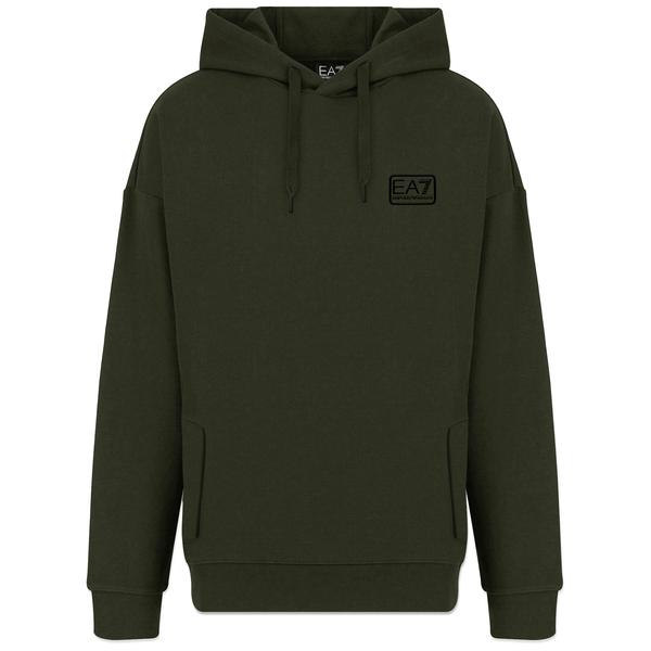 Ea 7 Box Logo Oh Hoodie Forest Night