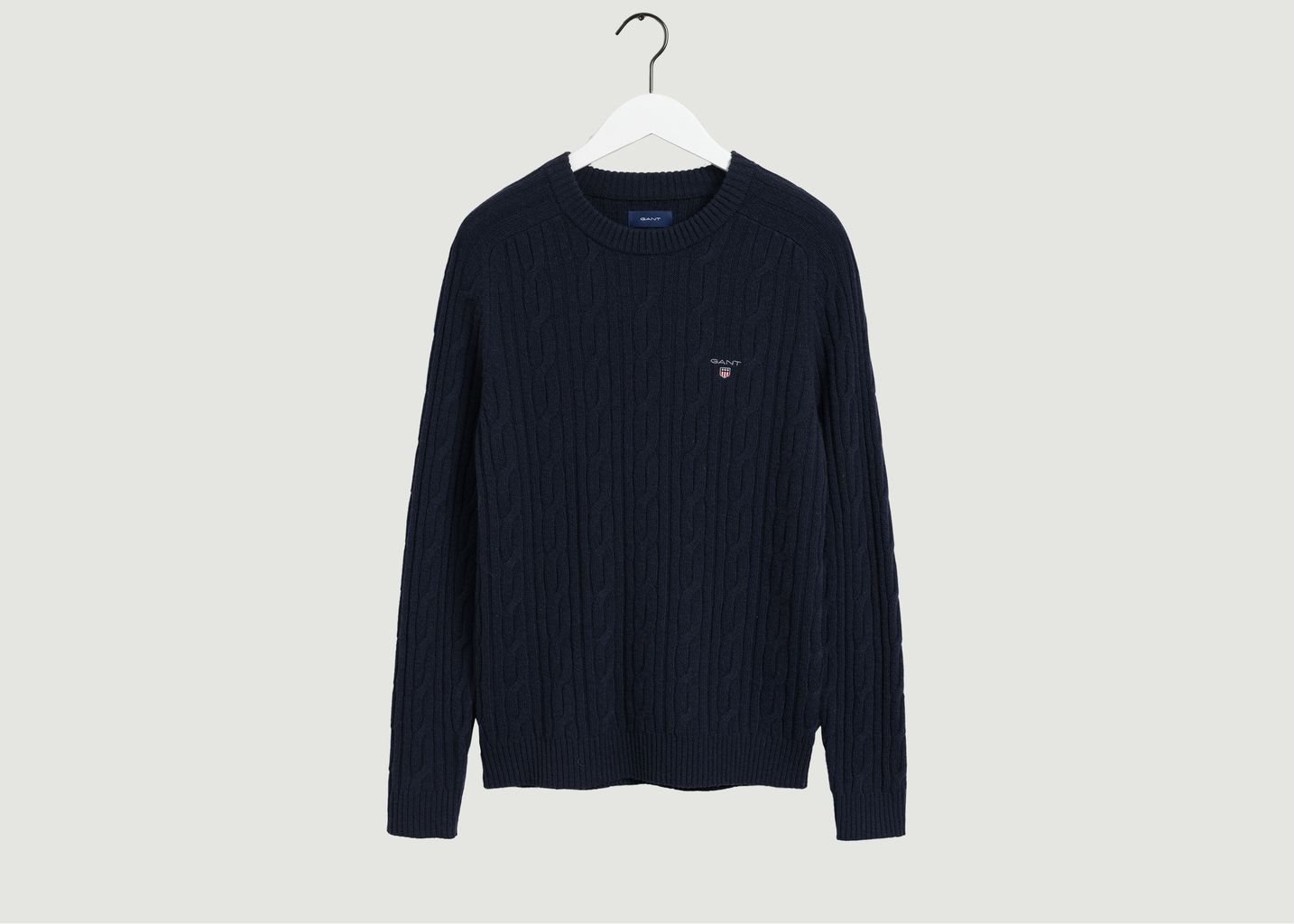 Gant Cable Knit Lambswool Sweater