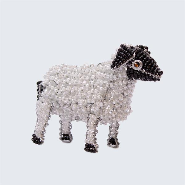 Zimbabwean Beaded Decoration Sheep