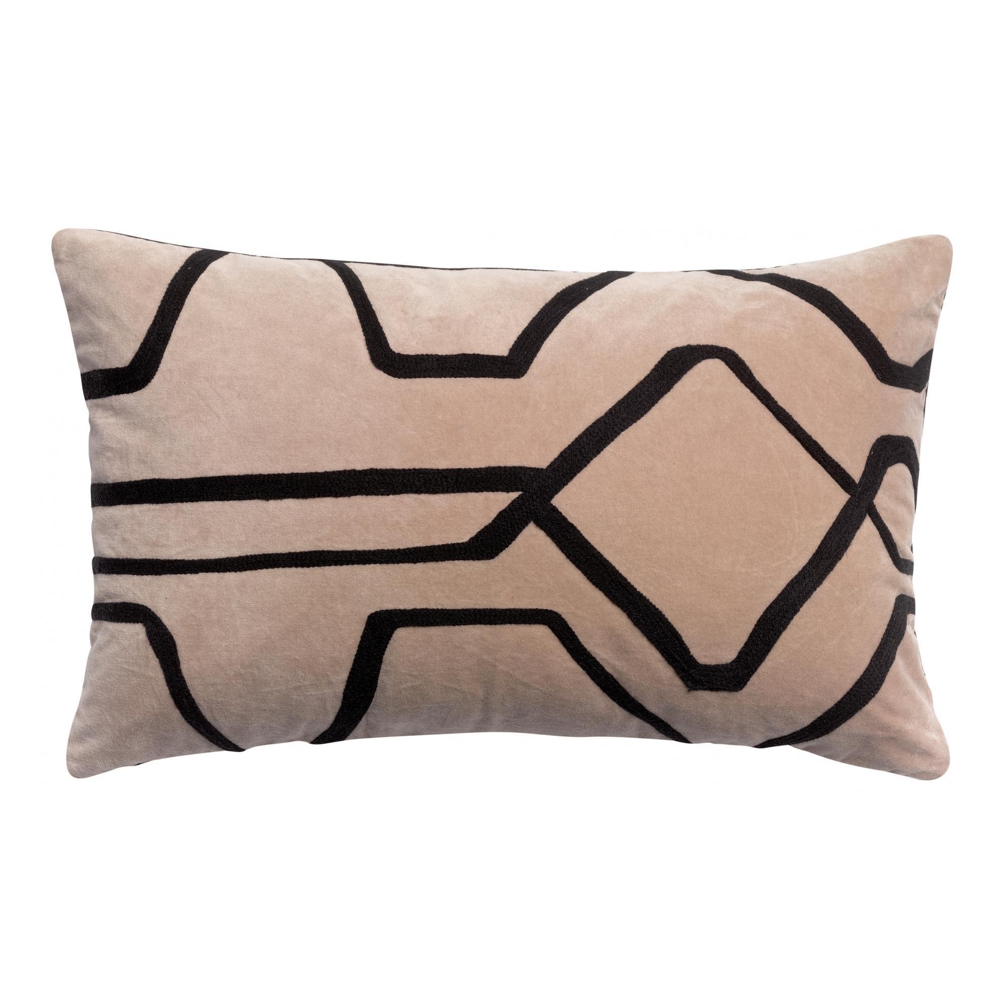 vivaraise-fara-velvet-cushion-with-embroidery-40x65cm-sesame