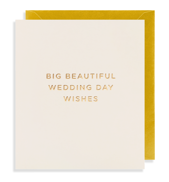 Big Beautiful Wedding Day | Greetings Card