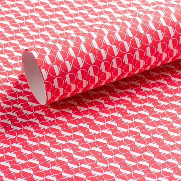 Three Sheets Of Eau Patterned Paper Hot Pink