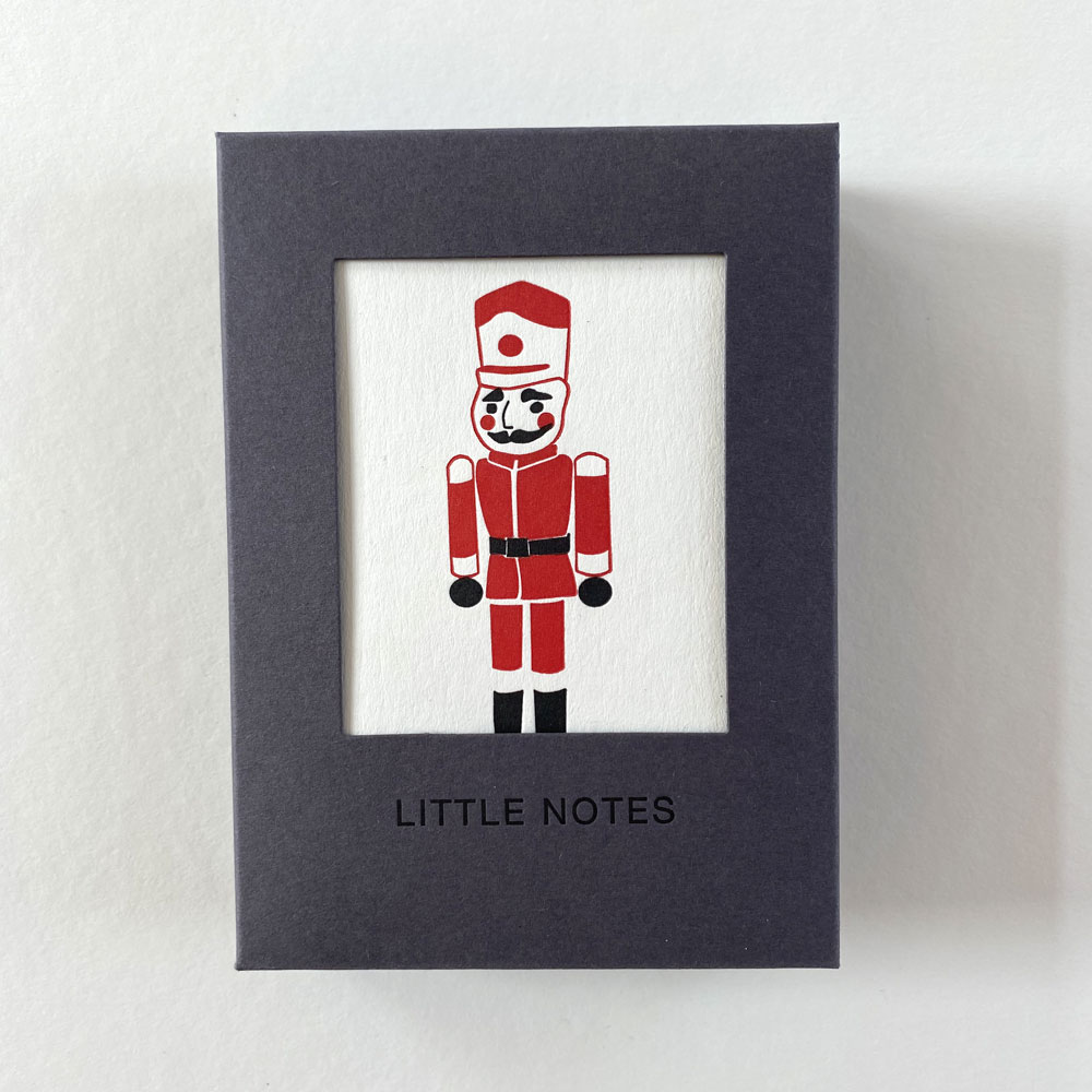 Penguin Ink Red Toy Soldier Little Notes Card Set - Boxed
