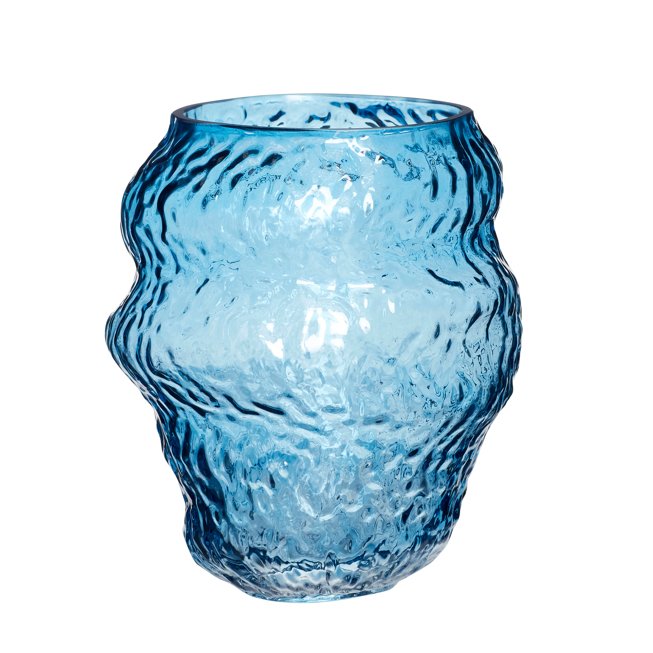 hubsch-organic-textured-glass-vase