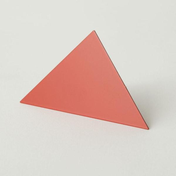 Geometric Photo Clip Triangle In Red