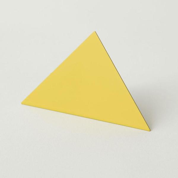 Geometric Photo Clip Triangle In Yellow