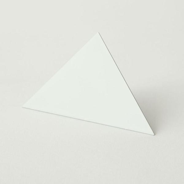 Geometric Photo Clip Triangle In White