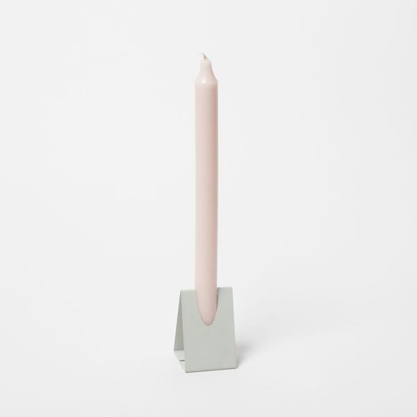 Triangle Candle Holder Off White